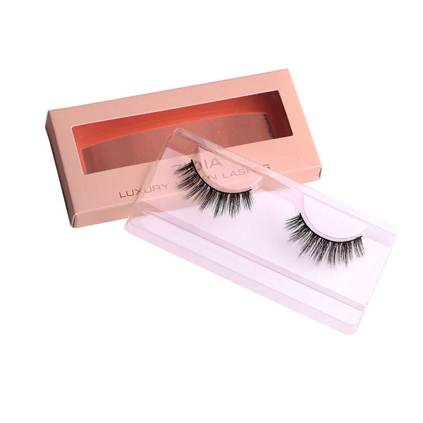 ZIDIA Lashes Red Carpet Collection, style Stella (black band) 1 pair, reusable+ZIDIA Latex Free Lash Adhesive 